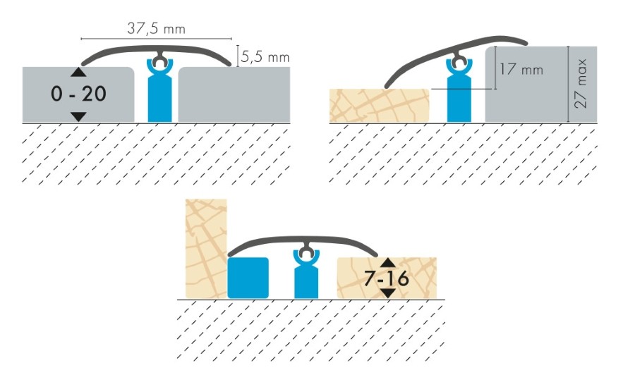 Преход AL 37мм 0.90м 5в1 - Image 4