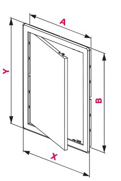 Ревизионни вратички PVC Awenta - Image 2
