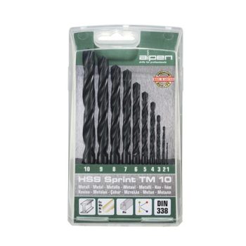 Комплект свредла за метал – 10 броя Ф1-10мм