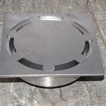 Прав сифон Ф110 квадратен