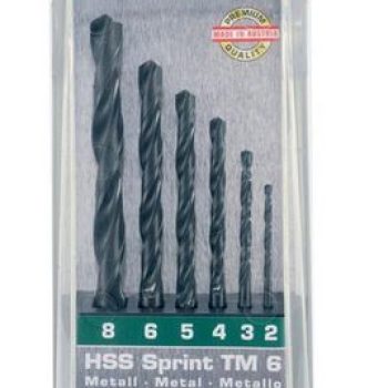 Комплект свредла за метал – 6 броя Ф2-8мм