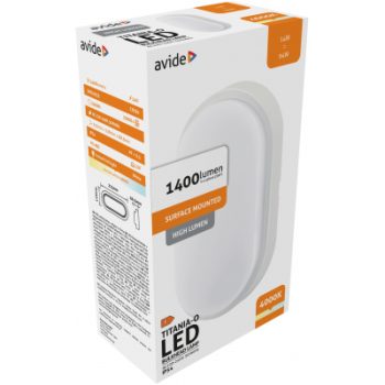 LED Лампа Titania-o oval IP54 ABBHL-O-14W-NW-HL