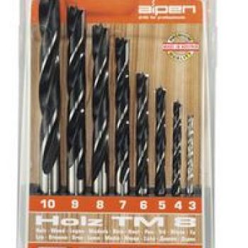 Комплект свредла за дърво – 8 броя Ф3-10мм