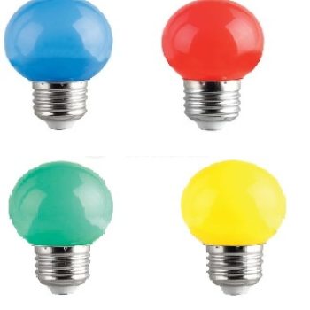 Лампа 15W Е27 цветна мини