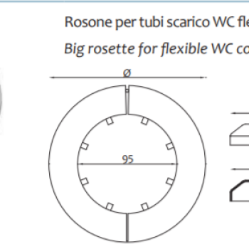РОЗЕТКА ф150 за WC 1024ROS000