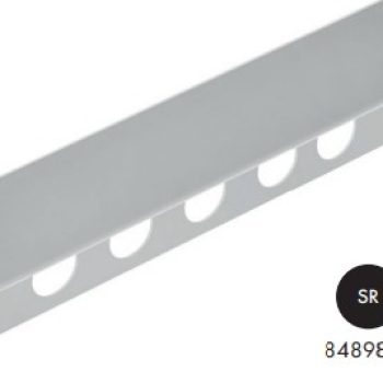 Лайсна за параван  права 51х1мм1.30м сребро 848988