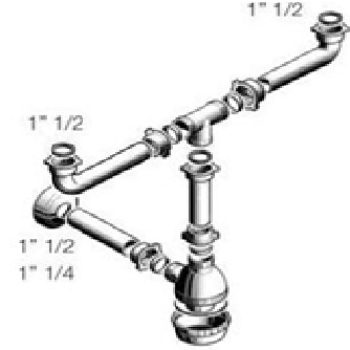 Сифон двоен 25003PP4B02