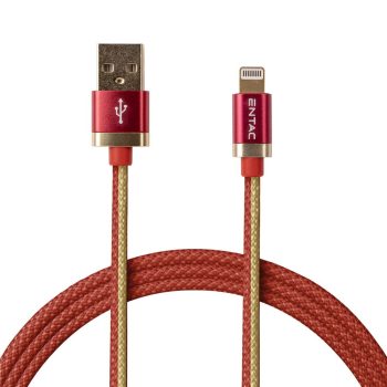 Кабел USB A/Lightning,червен ECUSB-AL3-FM-R1