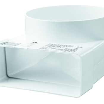 Пластмасова връзка за въздуховоди 812/ плосък адаптор