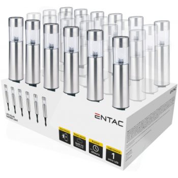 LED- Соларна градинска лампа 30см,12бр EGSL-SS1LT30-PDQ