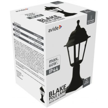 Подова лампа Blake 41.5см,IP44,AOPLS-1XE27-BLA