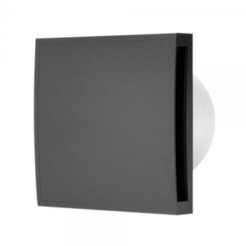 Вентилатор E-EXTRA, Ф100мм, EET100А с декоративна клапа, антрацит