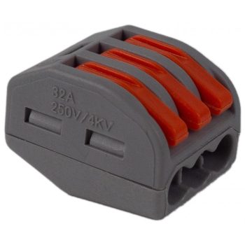 Entac свързваща клема сива EQSCG-3PIN