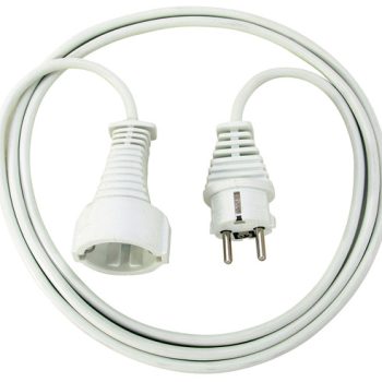 Удължител бял 2х1.5mm2