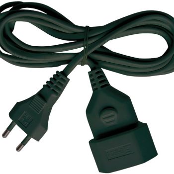 Удължител черен 2х0.75mm2