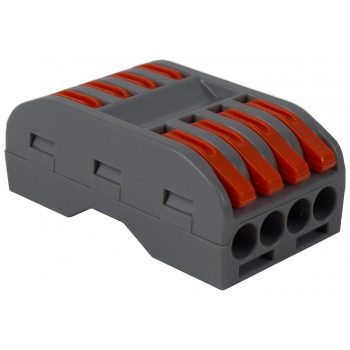 Entac свързваща клема сива EQSCG-4PIN4