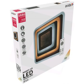 Avide Led лампи NANSY-3D 81W/40.5+40.5/ADO3S-81W-NAN3D