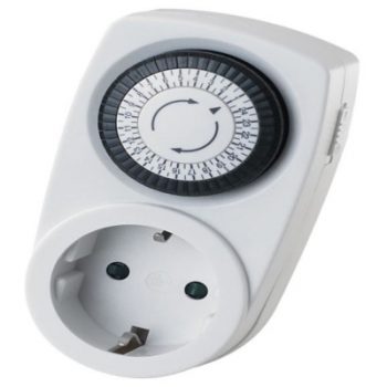 Таймер механичен 24h -24програми EMT24-1E