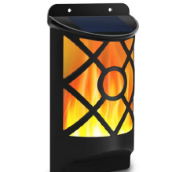 LED-Соларна градинска лампа ефект-пламък 180ммEGSL-P36F-18-FL