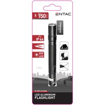Фенер Entac алуминиев CLIP- EFL-ZOOM-3W-ALU