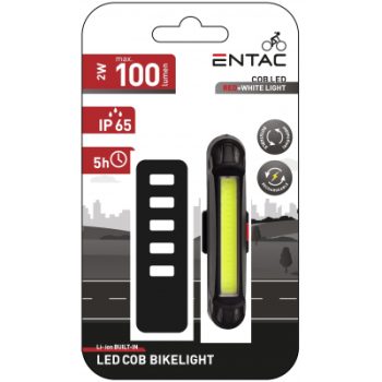 Entac фенер за колело 2W USB EBL-RW-CL