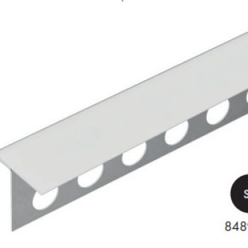 Лайсна за параван лява 30х1мм 1.20м сребро 848926