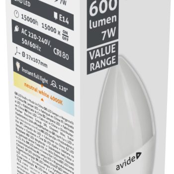 Avide led свещ E14 7w