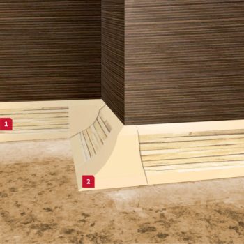 Водобранна лайсна за кухненски плот 33мм