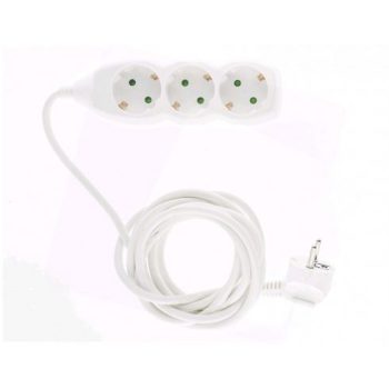 Разклонител с три гнезда без ключ 1.5М ESEG3-1.5