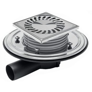 Рогов сифон с инокс.рамка L1 382NA,D40, LABYRINTH