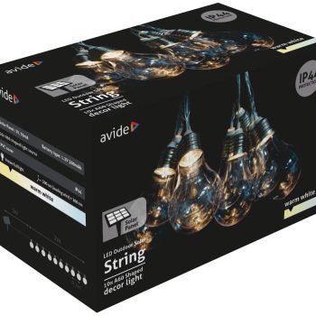 Прозрачни .соларни лампи-верижка кабел AOSS5T-10C10L-WW