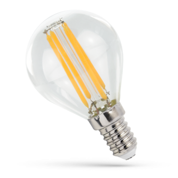 Led mini Ball E14 230v 4w cog clear woj+14071