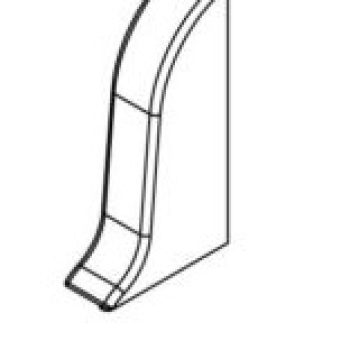 Дясна тапа за первaз слим