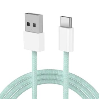 Кабел USB A/C ,150cm зелен ECUSB-AC2-NM-GR1.5