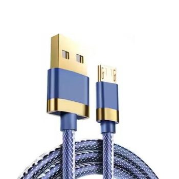 Кабел USB  A/MICRO ,100cm син ECUSB-AM3-FM-BL1