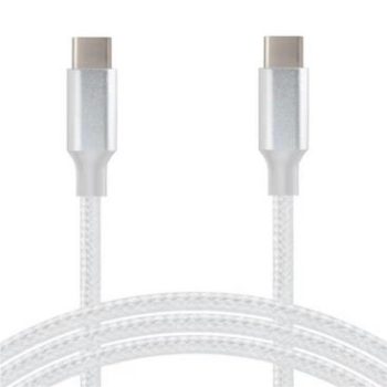 Кабел USB C/C ,150cm сребро ECUSB-CC3-NM-S1.5