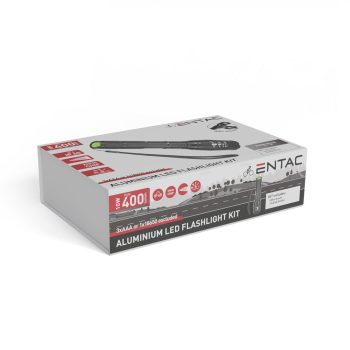 LED фенер Entac EFL-ZOOM-ALU 10W + държач вело