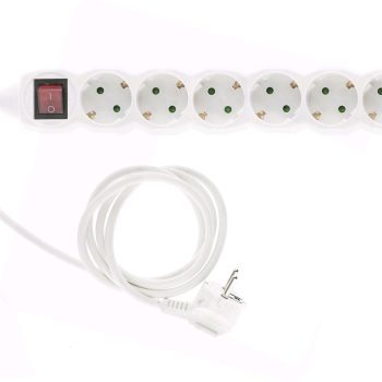 Разклонител с шест гнезда с ключ 1.5М ESEG6-1.5-SW