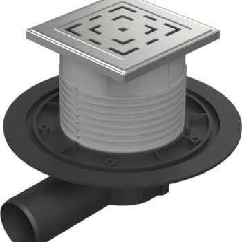 Рогов сифон с инокс.рамка L1 381NA,D50, LABYRINTH