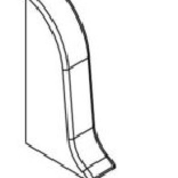 Лява тапа за первaз слим