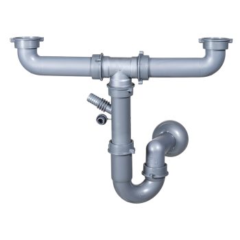 Сифон S-обр. двоен с откл. за пер 1800/LS3PP4B04