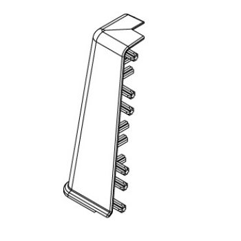 Външен ъгъл за перваз Hi – Line Prestige мат х2броя