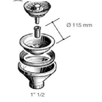 Витло ф 70 без преливник с решетка 95-004
